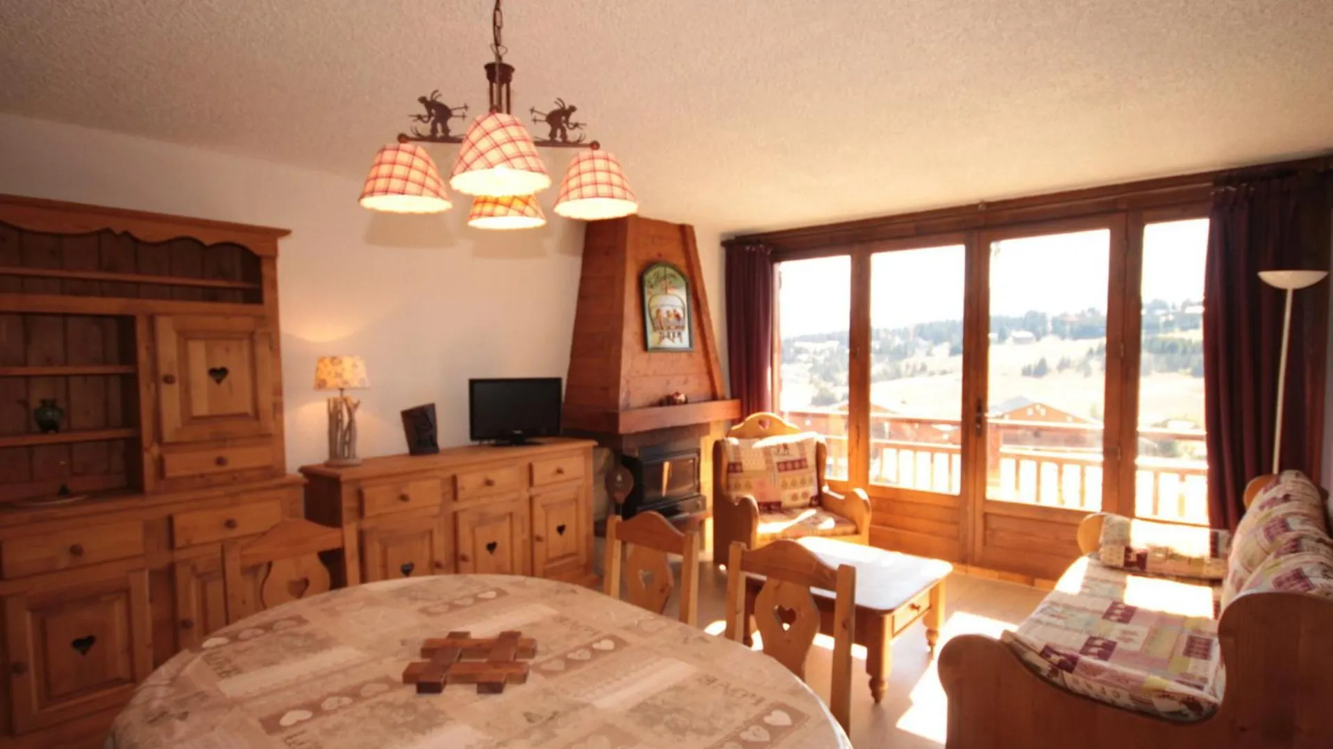 Les Saisies - Charmant 2 Pieces Cabine Avec Cheminee - 6 Pers, Plein Sud, Proche Pistes - Fr-1-293-20 Hauteluce Apartment
